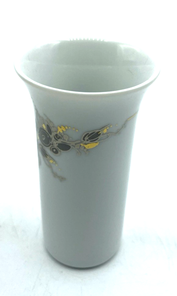 Rosenthal Porzellan Vase Arundo Samuramat Wiinblad Studio Linie 1970er H 8,8 cm2
