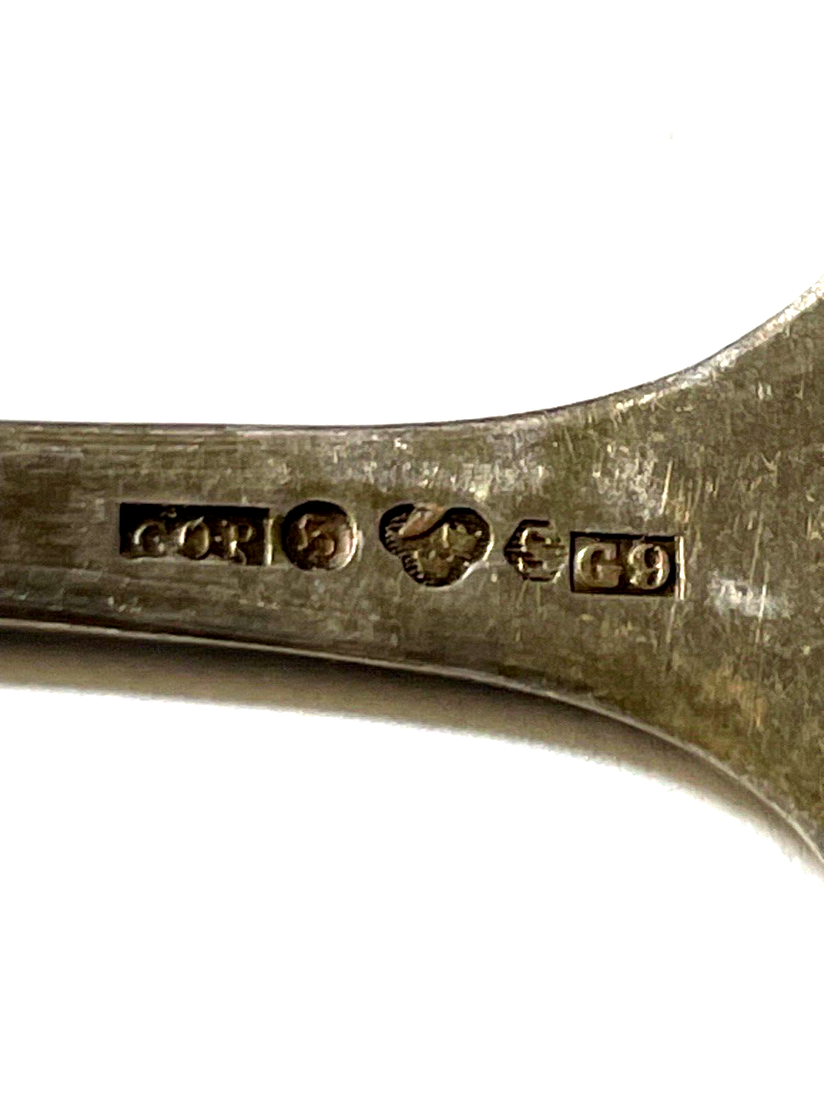 Vintage Copenhagen Löffel Silber Bolidensilver Samen Motiv Silver Spoon Sweden 25