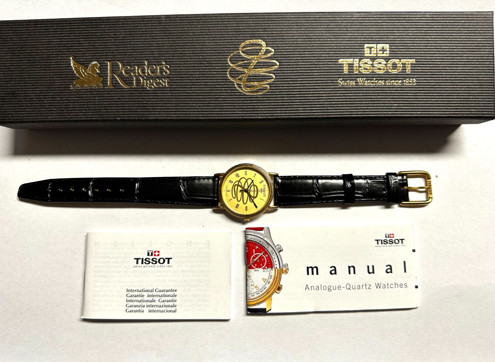 Tissot 1853 - Pegasus Reader´s Digest - Fullset Box und Papiere - ungetragen!0