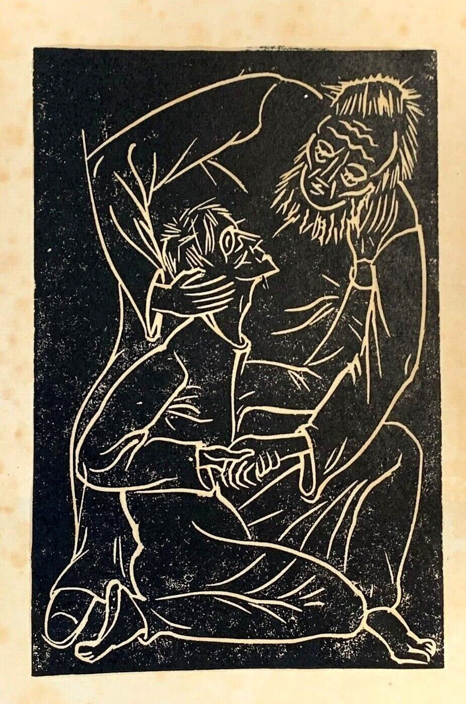 Lisa Hartlieb Rilke 1887-1951 - Expressionismus 1920 - Holzschnitt0