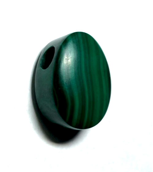 Wunderschöner polierter Anhänger Malachit Cabochon unisex1