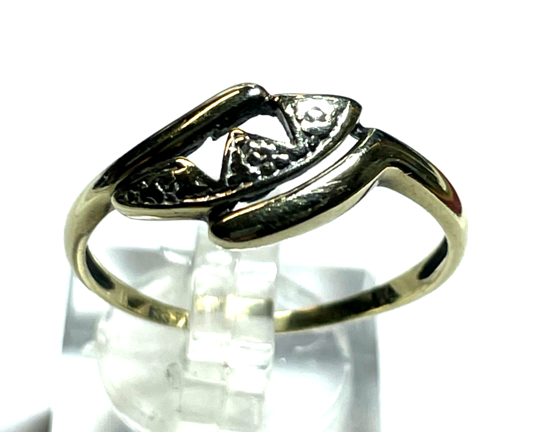 Moderner 333 FH Gold 8 K Ring Ø 20 mm RG 63 Juwelier gebraucht gepflegt5