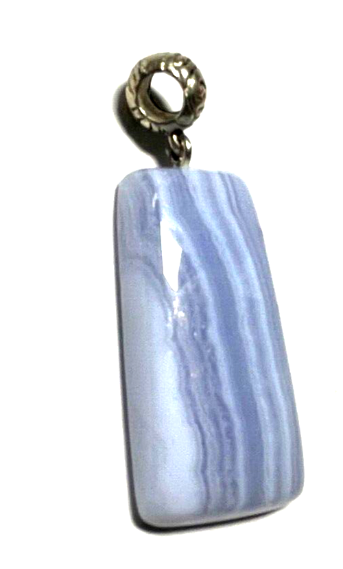 Ethno Silber Anhänger Handarbeit Chalzedon Amulett L 53 mm unisex3
