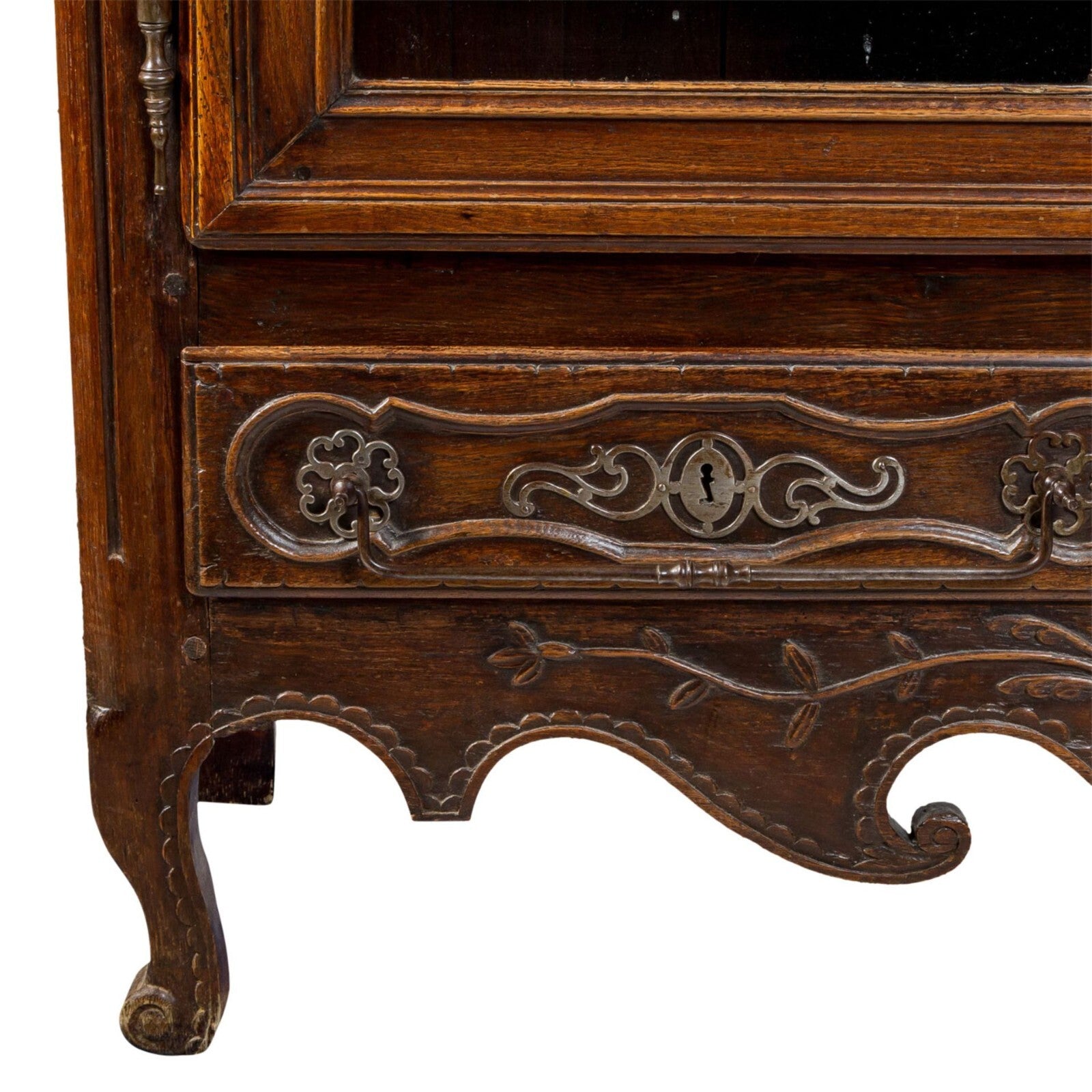 zweitüriger Lothringer Schrank - Vitrinenschrank - um 1780/90 - Eiche massiv6