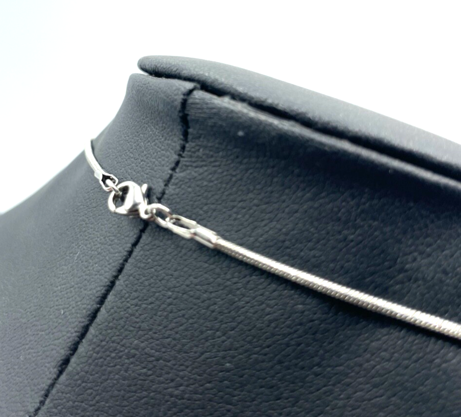 925 Silber Schlangenkette + Herz Anhänger Perlmutt Einlage wunderschön gepflegt4