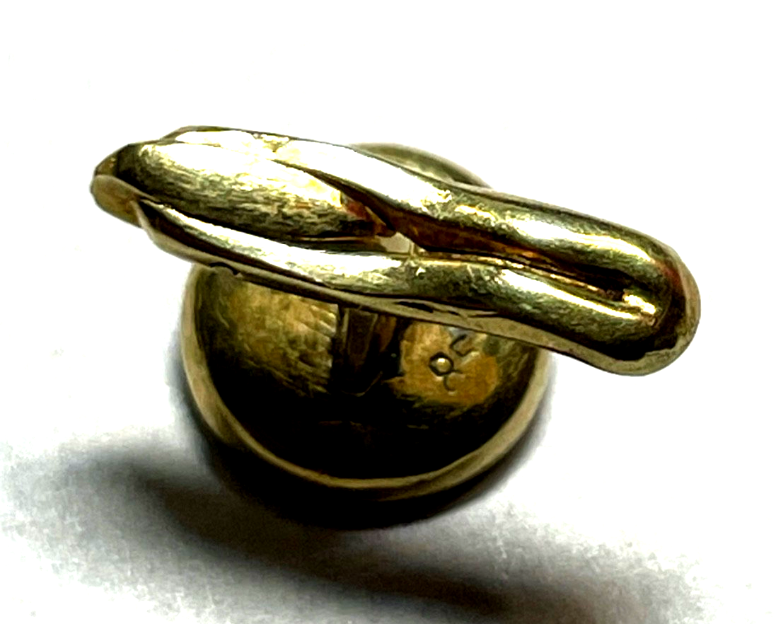 Antik 585 Gold 14K Frackknöpfe Hemdknöpfe Emaille Naturperle 1920 Juwelier gepfl6