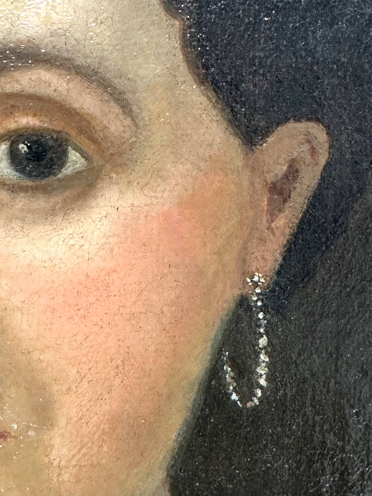 Charaktervolles Damenporträt frühes 19. Jh. – Öl/Lw. - fein gemalt - Goldrahmen5
