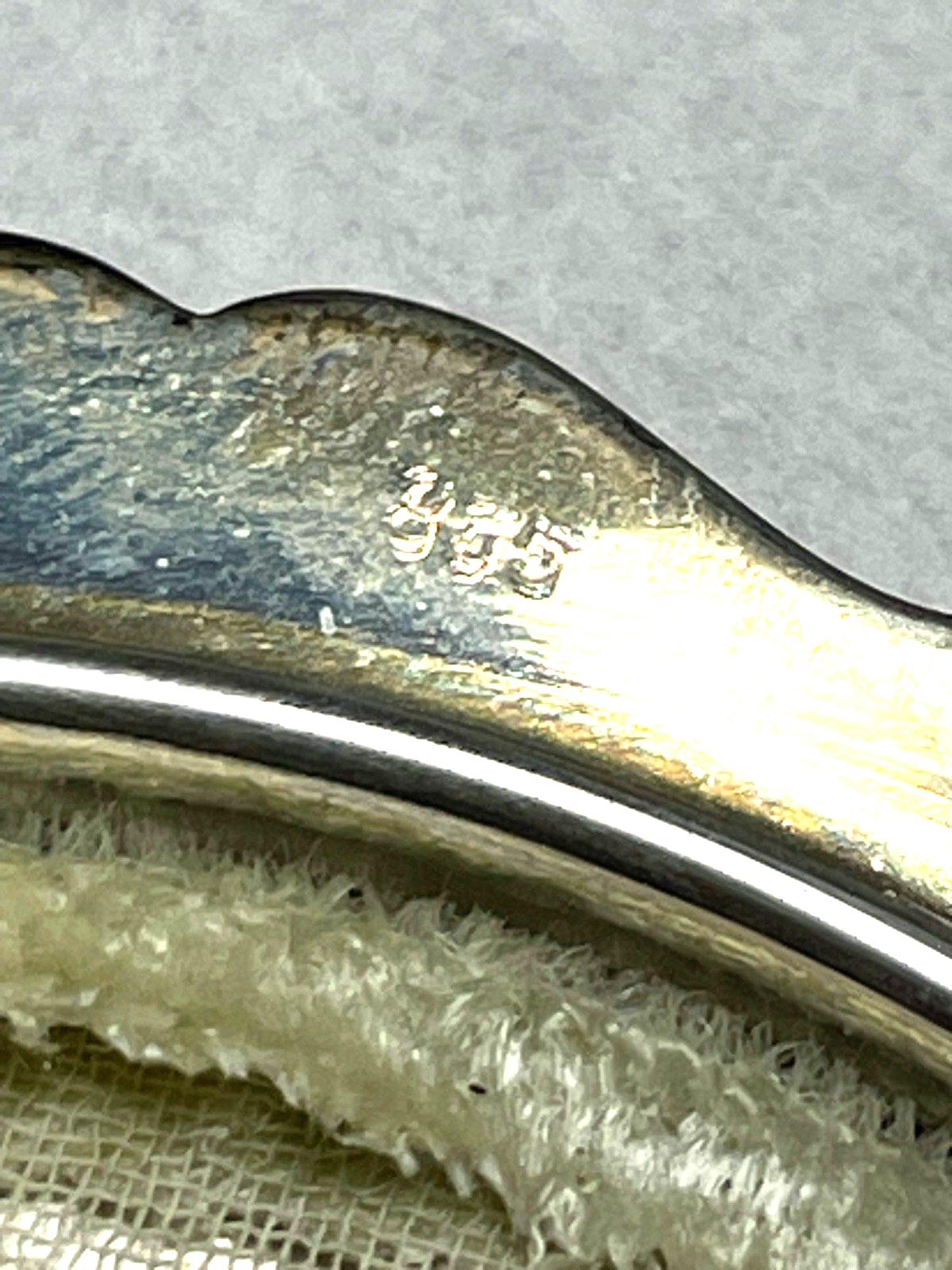 Antik 835 Silber Puderdose Puder Behälter Blumenbukett Dekor gepflegt9
