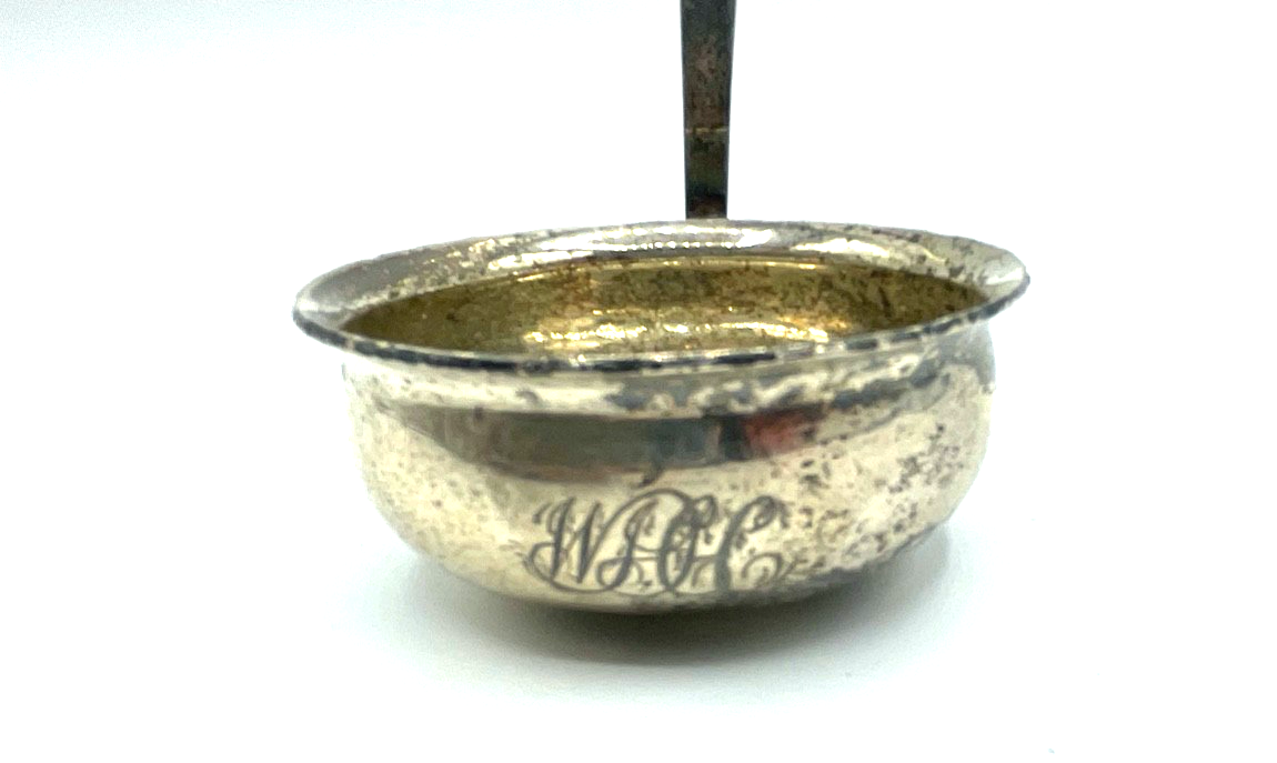 Antik edle georgische George III  Toddy Ladle Kelle Punsch Punschkelle Silber9