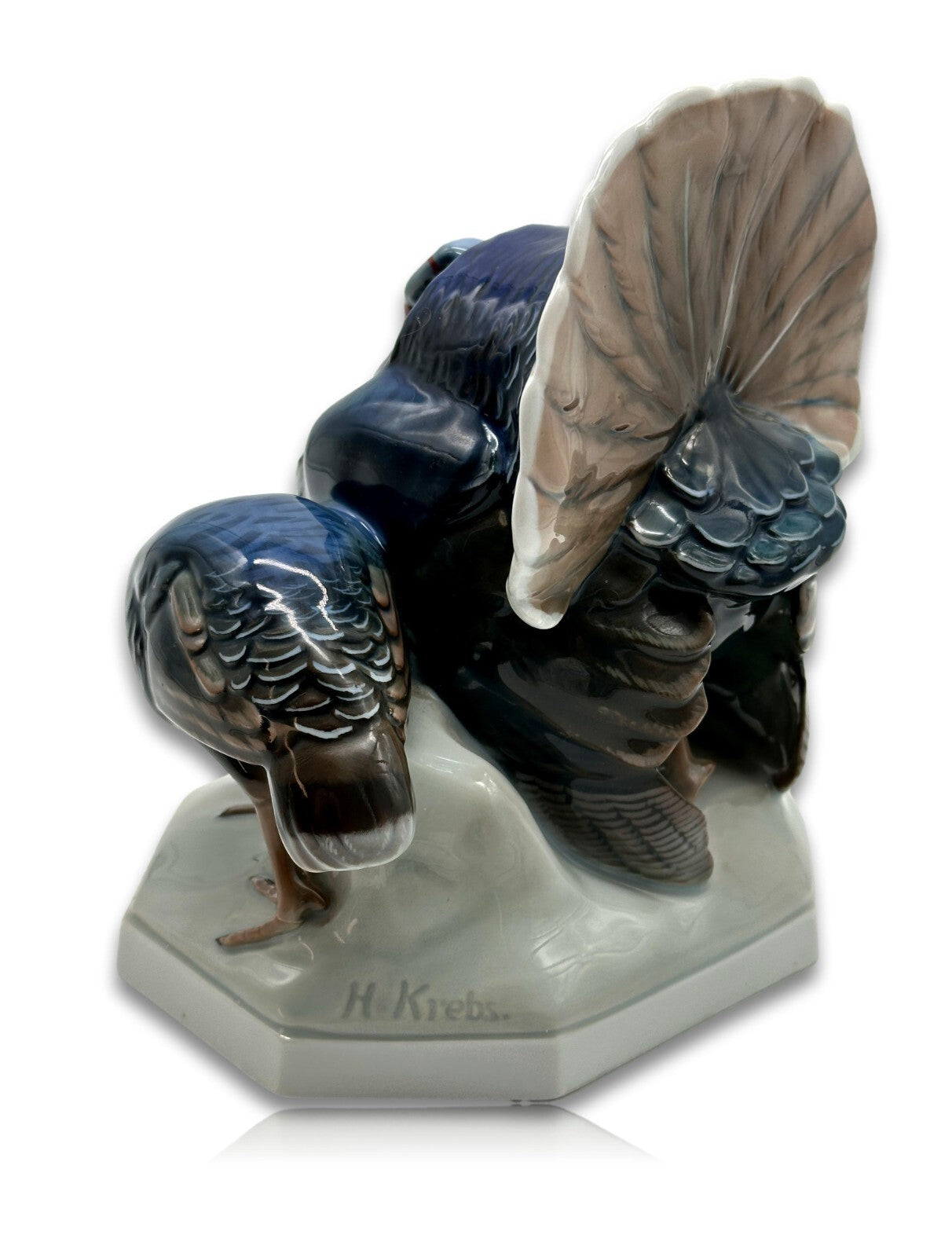 Rosenthal - Porzellan Figur - Hulda Krebs-Himmelstoss - Truthahngruppe ca. 19203