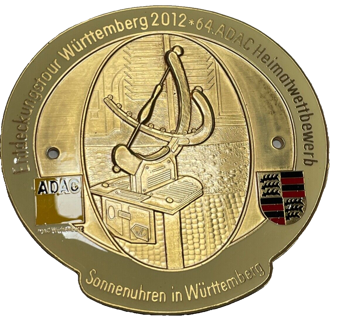 64. ADAC Heimatwettbewerb Württemberg 2012 Automobil Auto Plakette Car Badge0