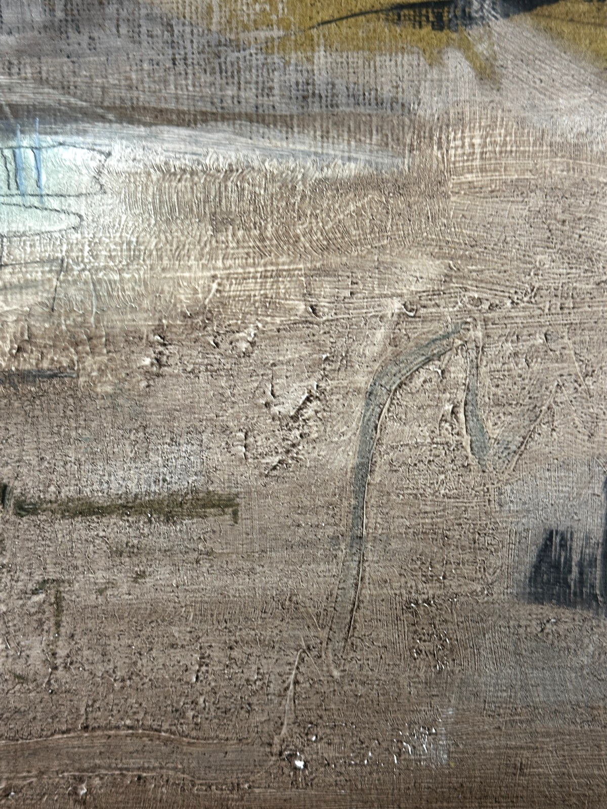Heinz Nowag (1907–1984) - „Kosmische Elegie“ - Öl auf Platte - 1979 - signiert4