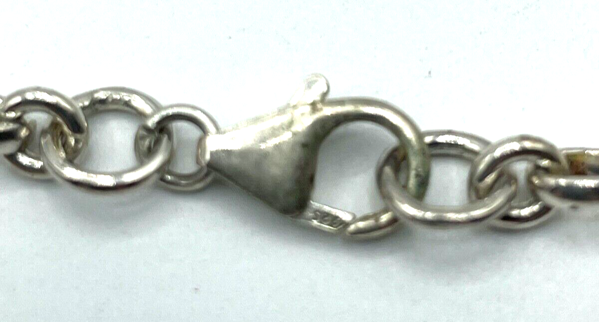 Massiv Sterling 925 Silber Armband 5 Sport Charm L 18,5 cm Golf Tennis erweitern6