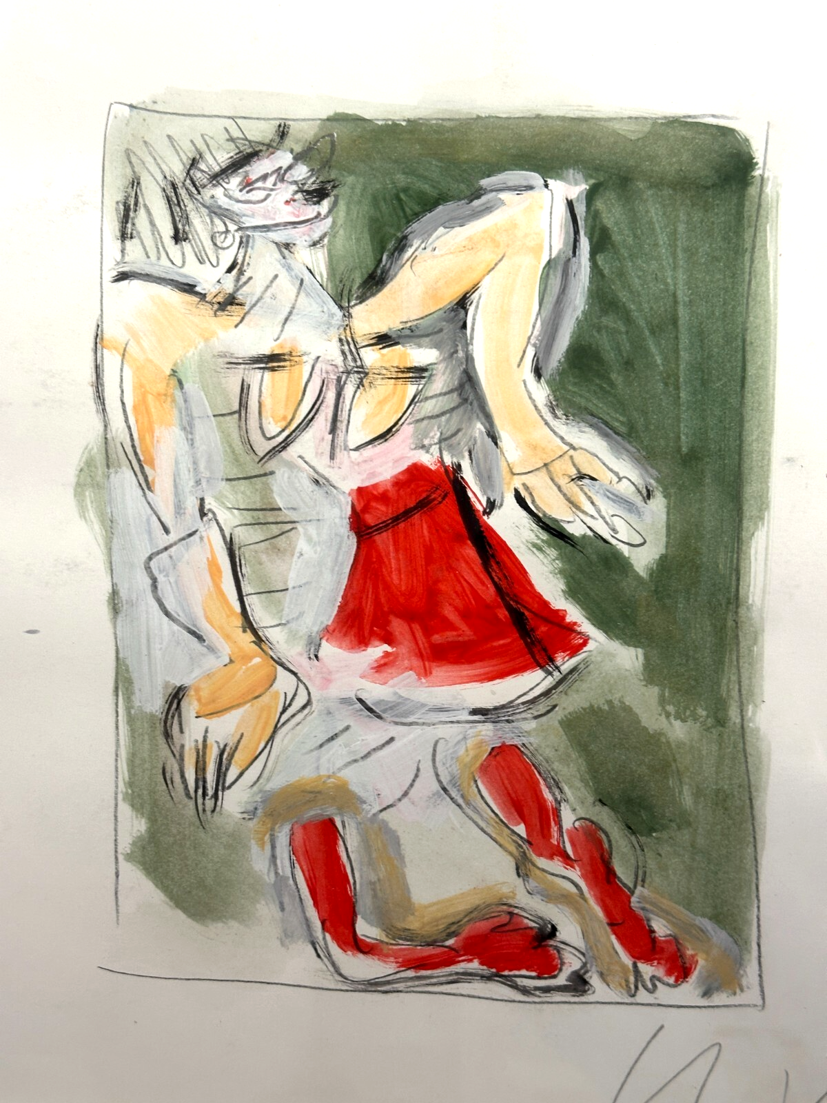 Ursula von Gierke (UvG) - 1982 – Transformation, 6-teilige Komposition signiert1
