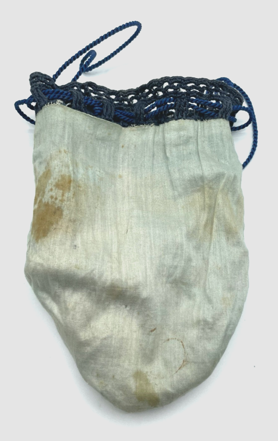 Antik Pompadour Glasperlen Tasche Perlenbeutel Handarbeit Perlentasche um 19006