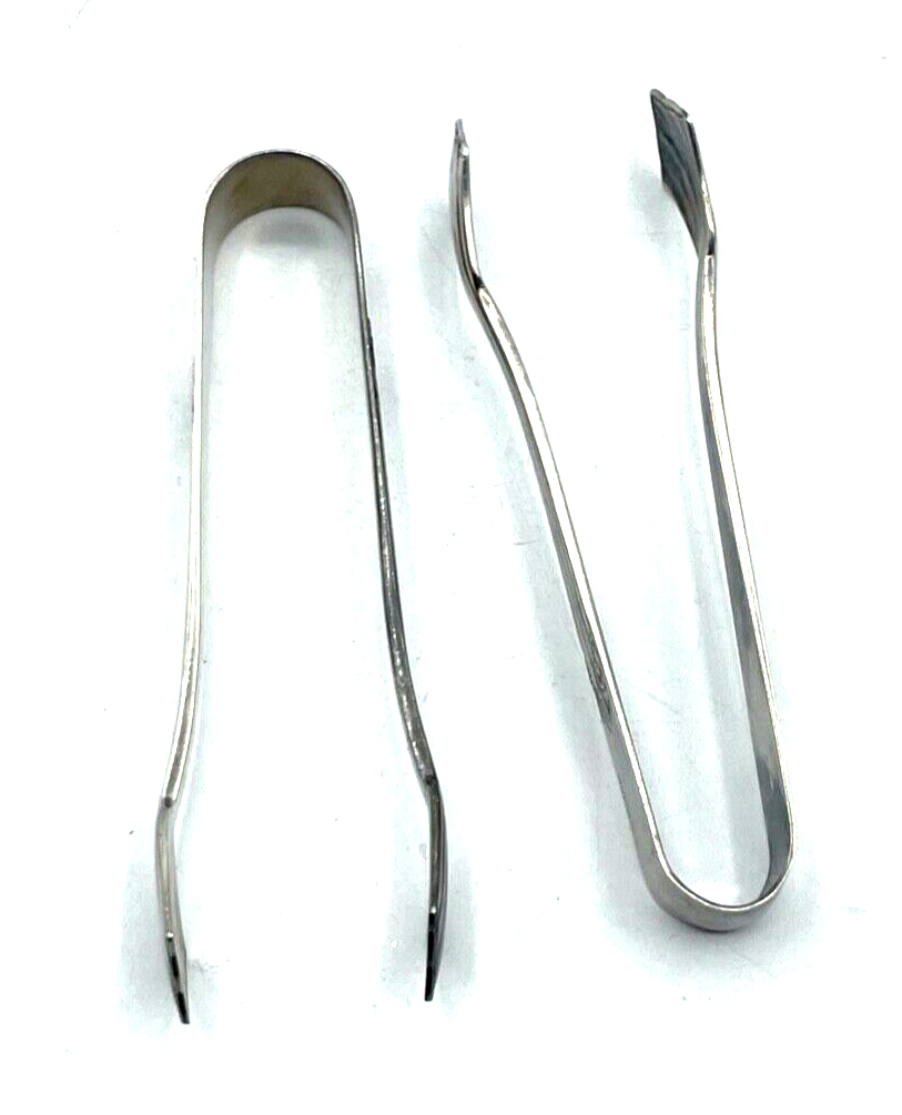 WMF Fächermuster Modell 900 2x Zuckerzange sehr gepflegt nur angelaufen 90 Aufl2