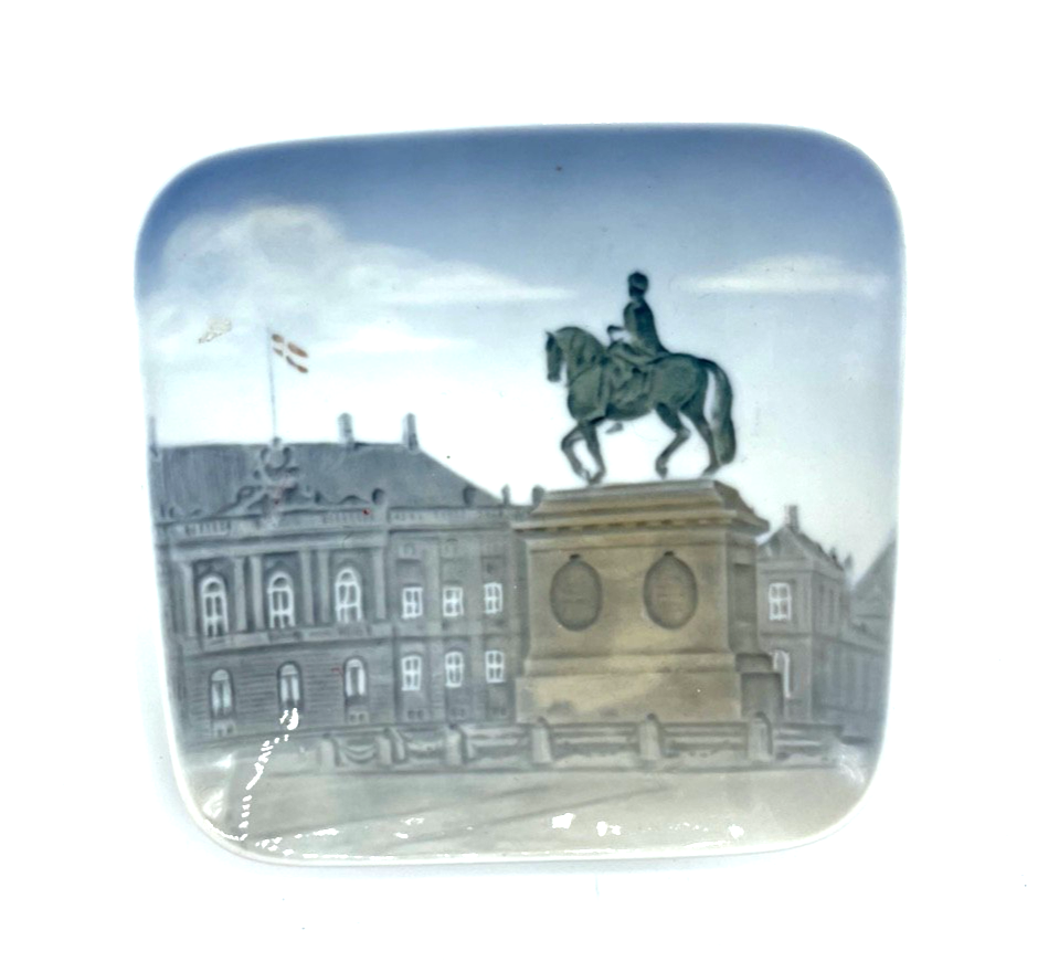 Vintage Royal Copenhagen Porzellan Plate Schälchen Amalienborg Schloss Ansicht5