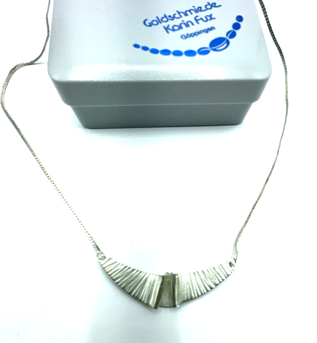 Goldschmied Silbercollier moderne Silberkette 925 Sterling Silber mit orig. Box2