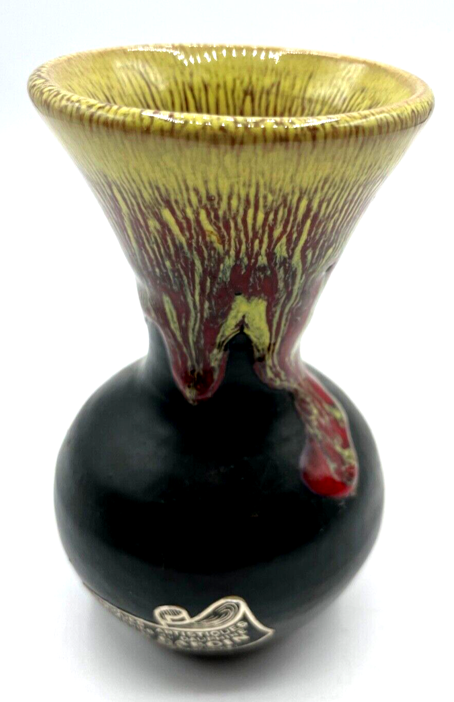 Kl. handgefertigte Künstler Keramik midcentury Joseph Baboin Frankreich H 12 cm3