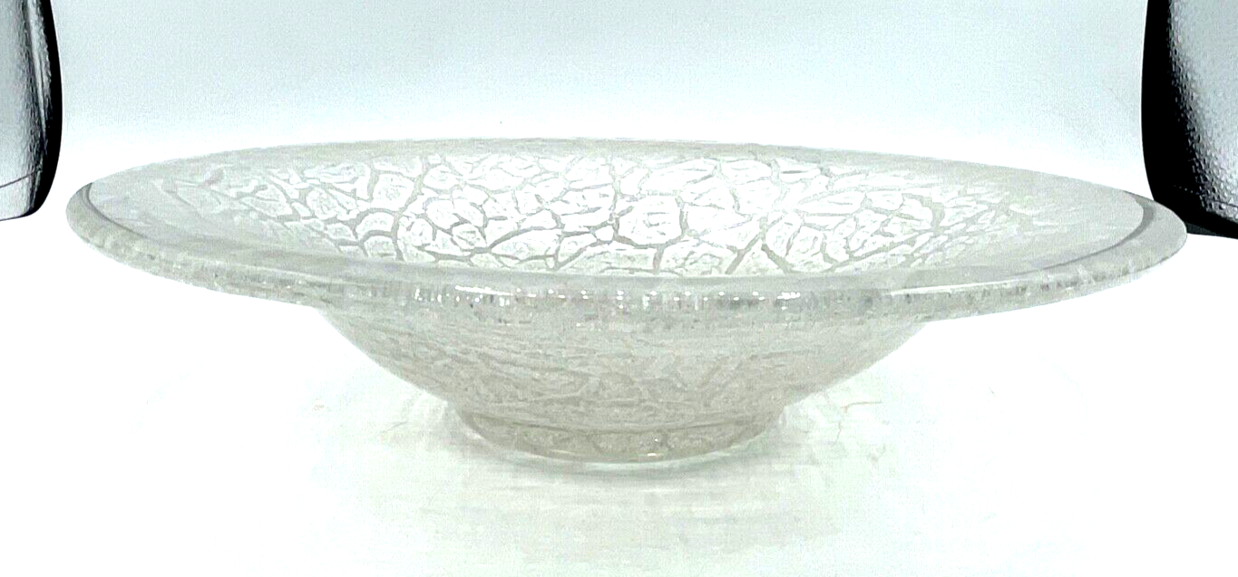 Antik IKORA Glas WMF Schale ungewöhnliche Farbe 1A Zustand wie Loetz Glas Ø 25cm1
