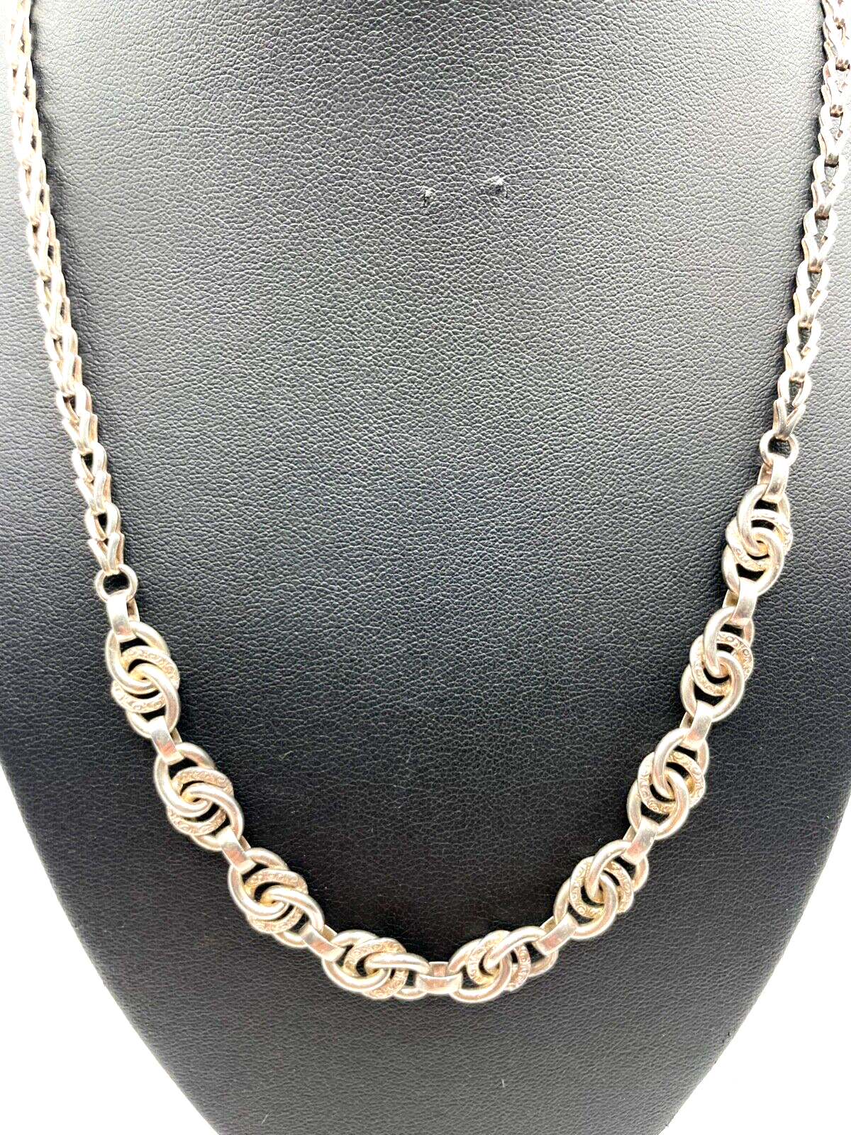 Solide vintage 800 SP Silber Kette Halskette 30erJ Collier L 51,5 cm F. Speidel2
