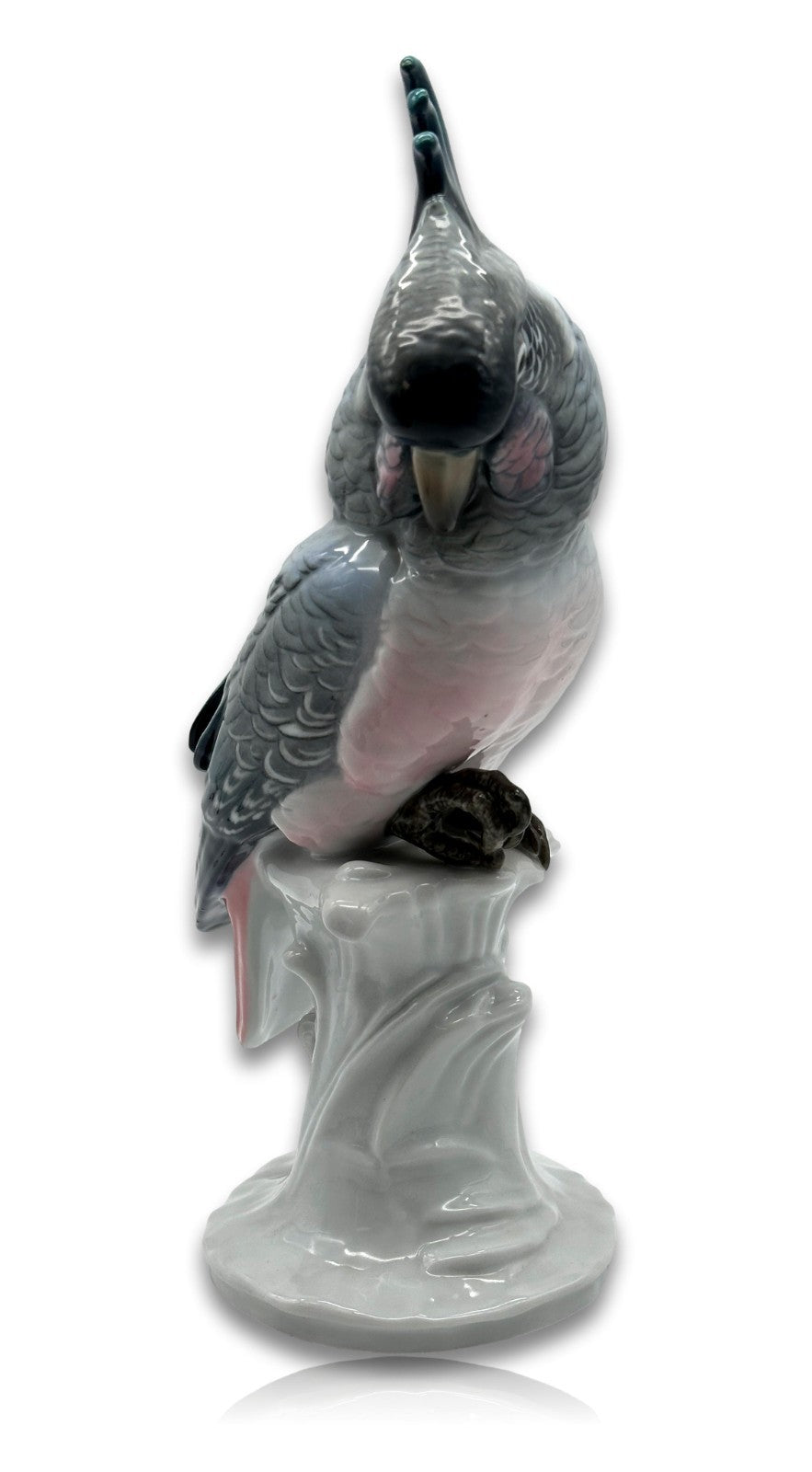 ENS Volkstedt - Kakadu - Porzellanfigur - Höhe 32 cm - handbemalt um 1950/601