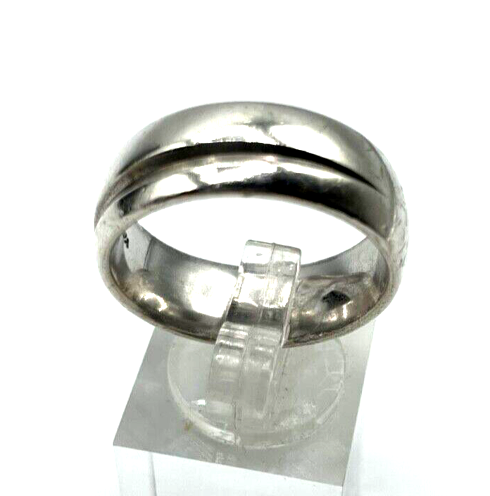 Viventy Bernd Berger 925 Silber Ring Bandring Ø 20 mm RG 63 Handarbeit B 8 mm0