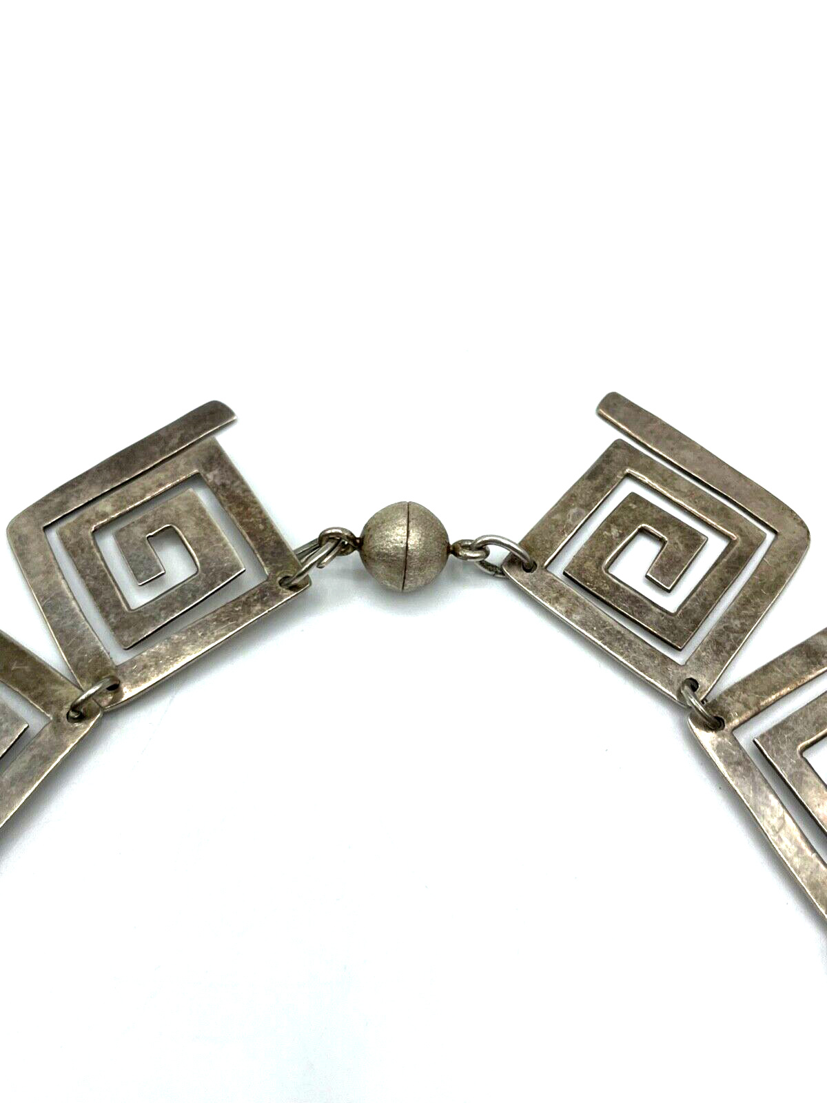 Mega 800 Silber Collier Silberkette Handarbeit Ethno Halskette Statement 84 Gr.4