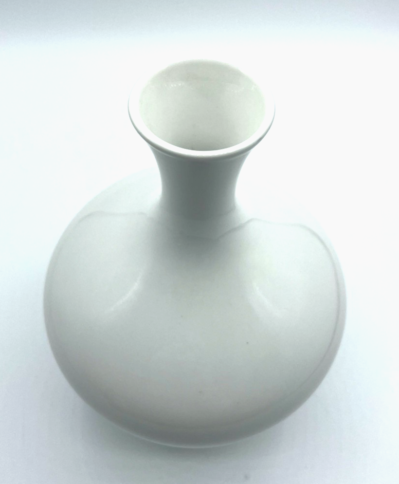 Vintage Purismus KPM weiße Porzellan Vase klassisches Design H21 cm top gepflegt1