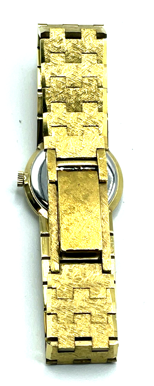 Vintage top gepflegt ELDOR Genéve Damen Armbanduhr Handaufzug Gold farbig 60er J10