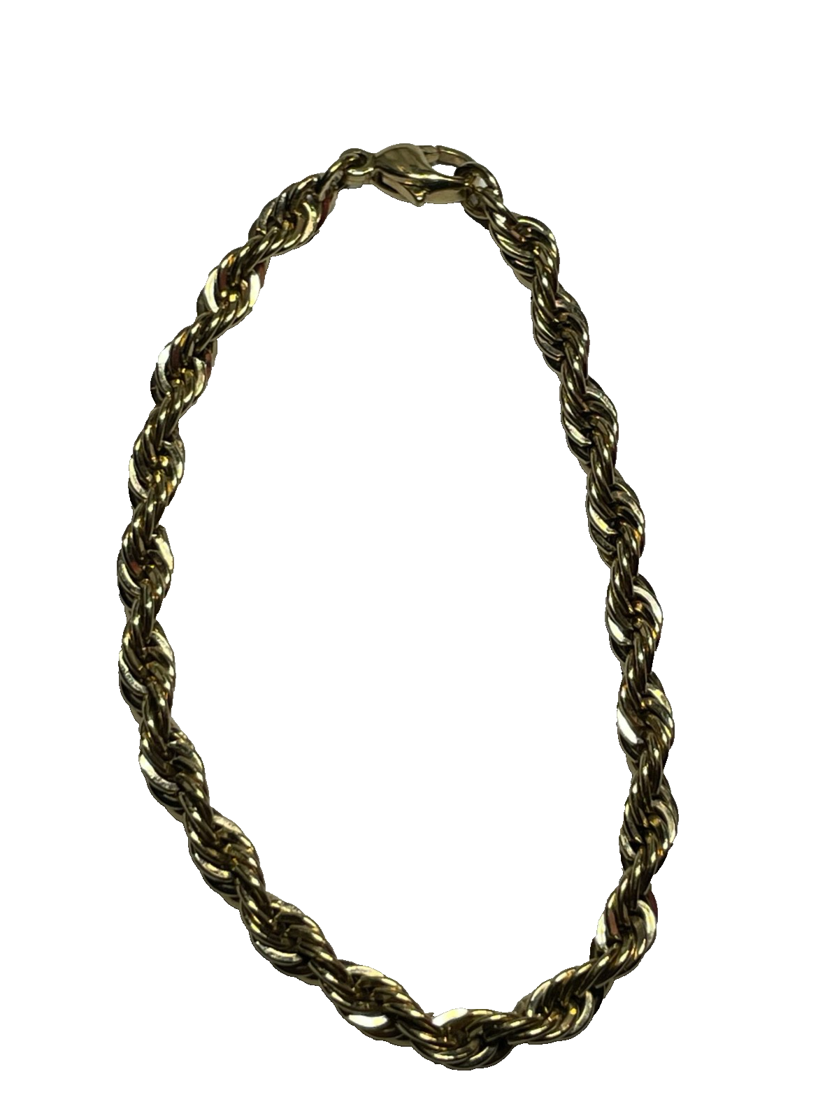 PL Pierre Lang Armband vergoldet Kordelkette L 20,5 cm B 5 mm wie neu0