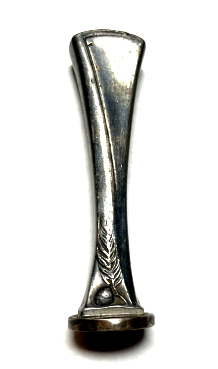Antik Jugendstil WMF Petschaft Britannia versilbert AF FA ? Initialen L 18,2 cm0