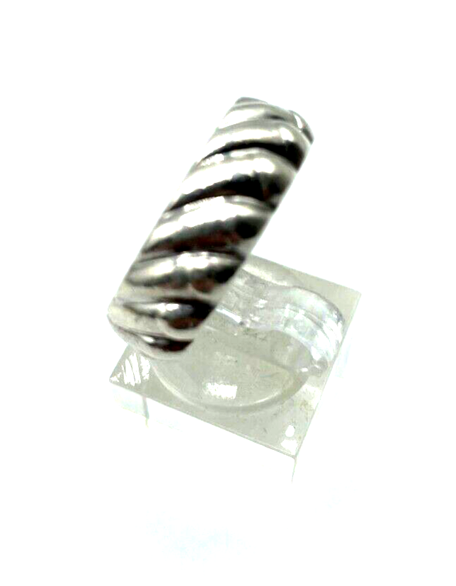 Massiver 925 Sterling Silber Bandring ESPRIT top gepfl. über 10 Gramm RG 55 B8mm4