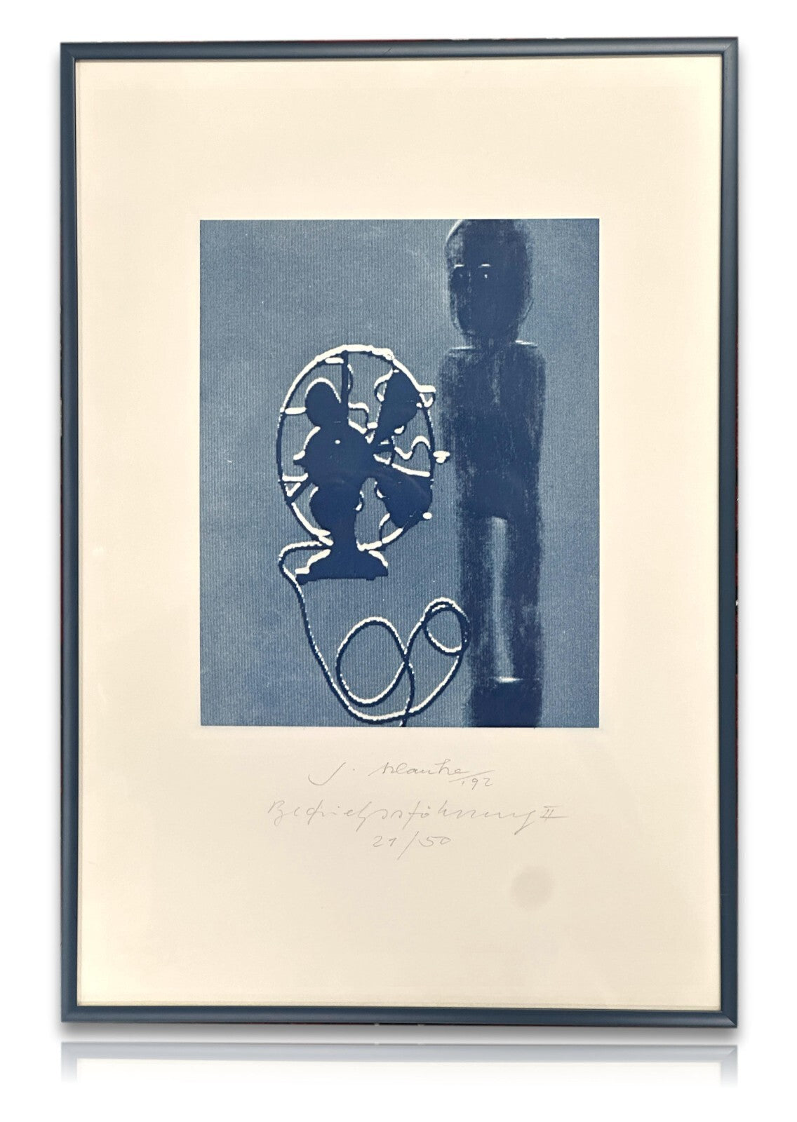 Jürgen Klauke  - Heliografie - Betriebsföhnung II - Signiert - Nummeriert 21/500