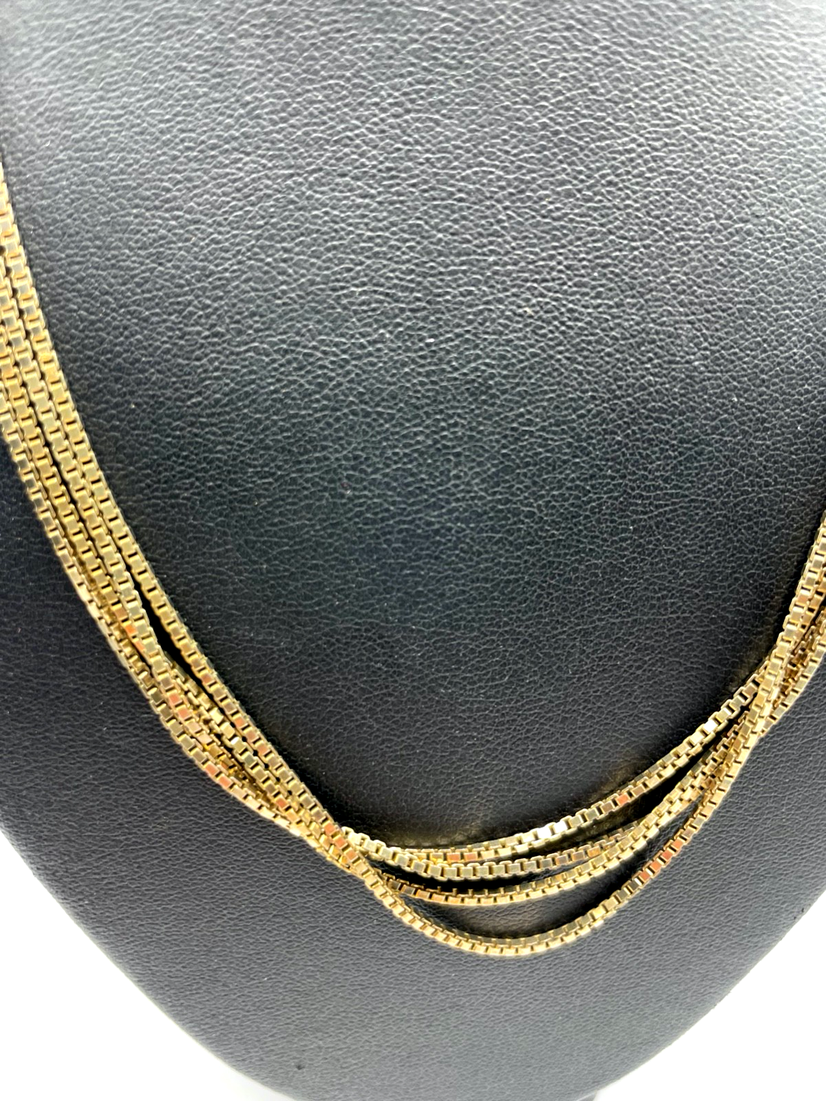 Vintage Silberkette 200 cm lange Venezianer Silber Kette 835 vergoldet B 2 mm1