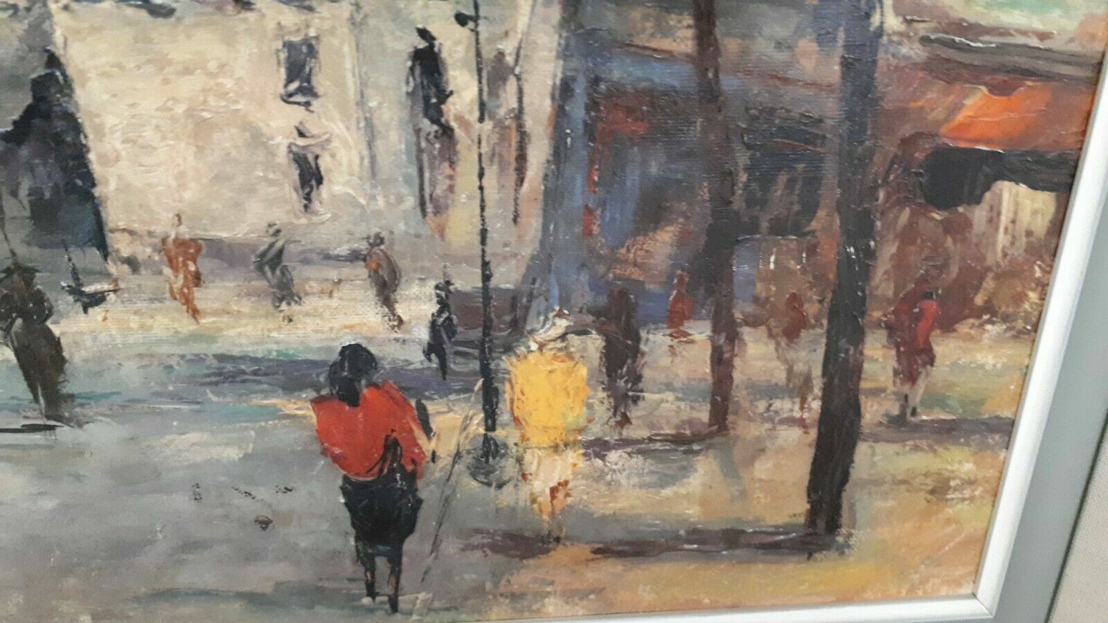 Robert Lauth - Paris Montmartre - Öldruck mit Struktur auf Leinwand - gerahmt4