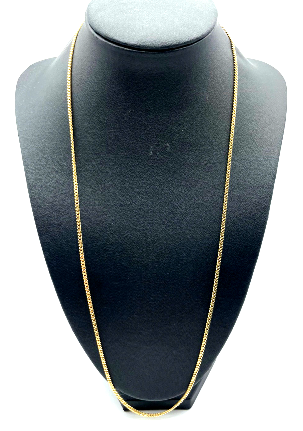 FBM 585 Gold 14 K Gelbgold Kette Panzerkette unisex L 60 cm B 2 mm sehr gepfl.0