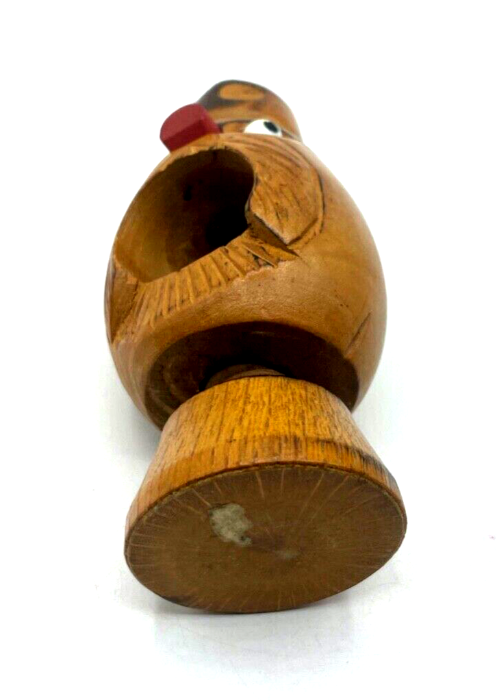 Alter lustig aussehender Nussknacker aus Holz vintage Handarbeit5