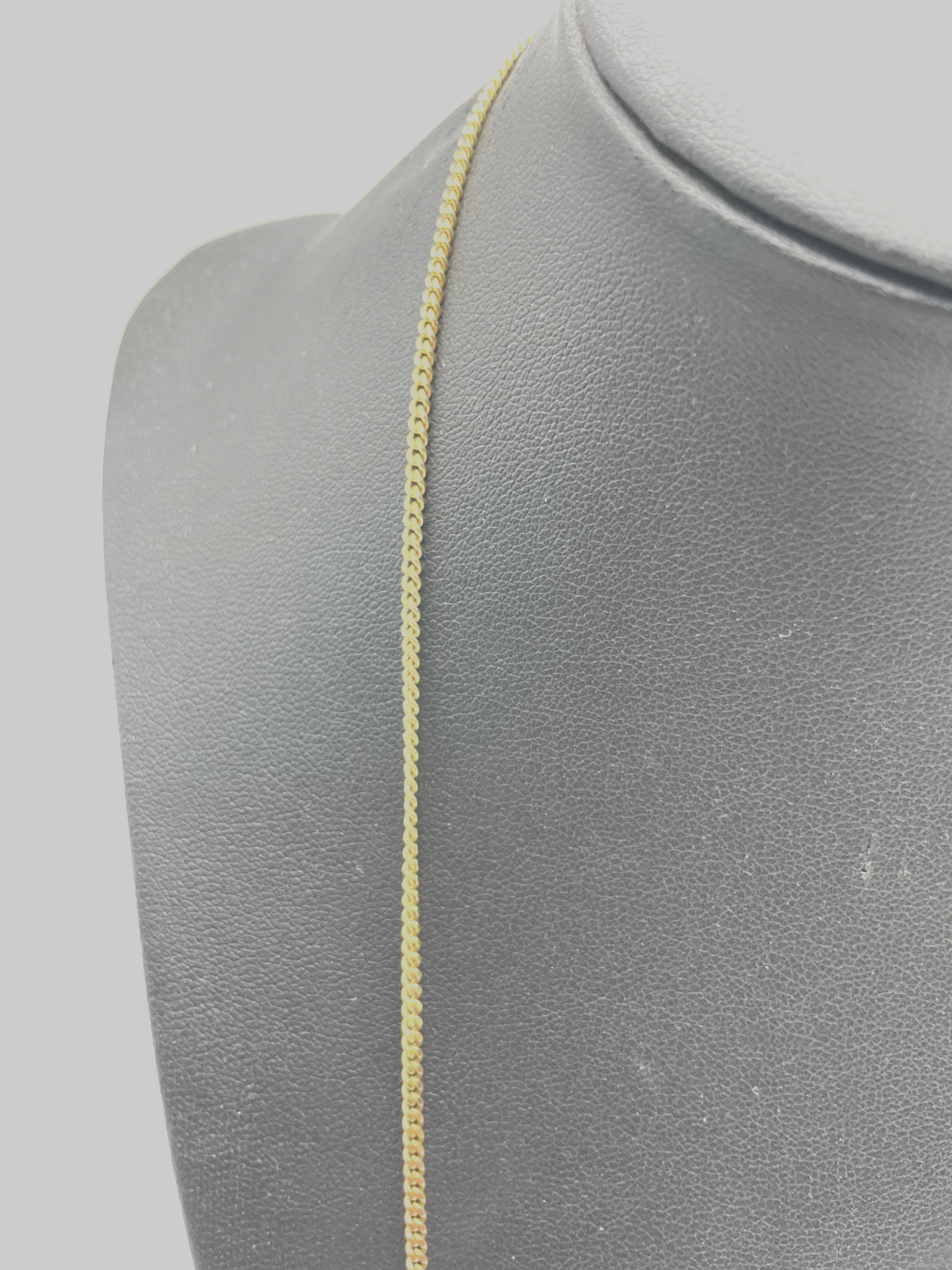FBM 585 Gold 14 K Gelbgold Kette Panzerkette unisex L 60 cm B 2 mm sehr gepfl.1