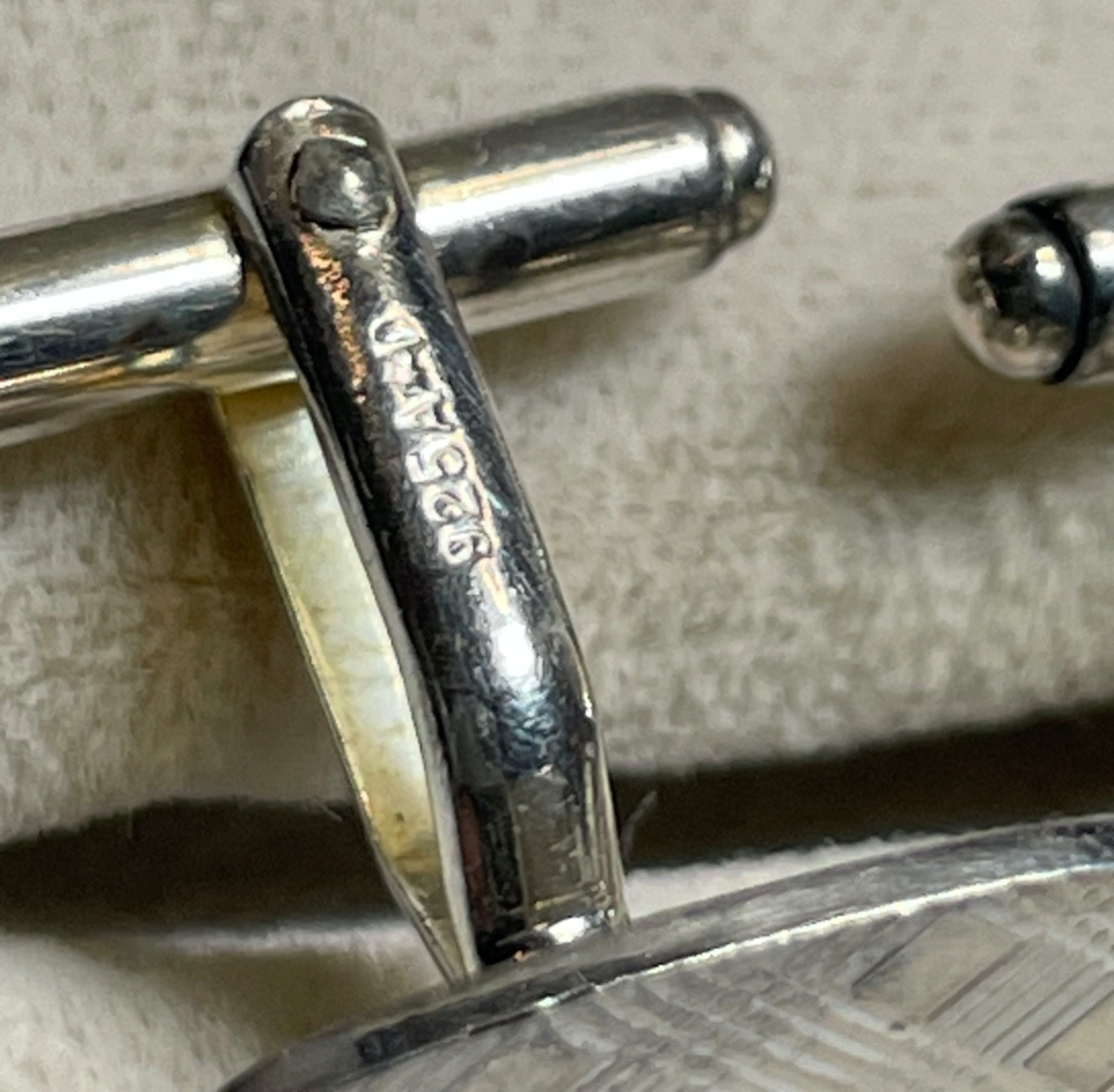 Vintage A*D Andreas Daub 925 Silber Manschettenknöpfe klassisch elegant gepflegt1