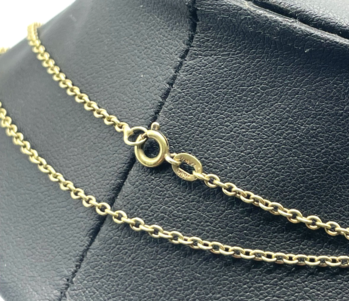 585 Gold 14 K solide 76 cm Ankerkette rund B 1,5 mm unisex Juwelier Qualität2