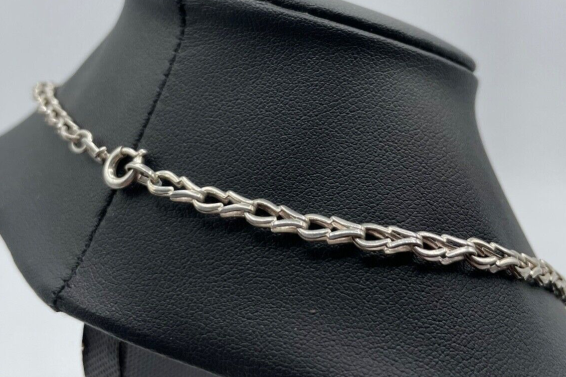 Solide vintage 800 SP Silber Kette Halskette 30erJ Collier L 51,5 cm F. Speidel5
