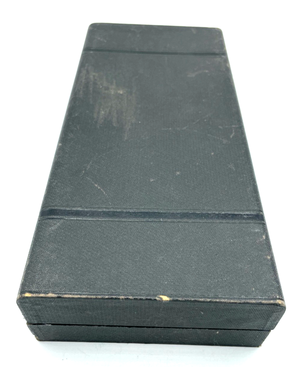 Antik 6 Löffel Esslöffel im original Etui Augsburger Faden GH 40 Silberauflage5