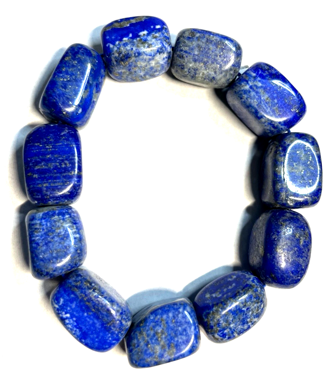 Großes natürliches Lapislazuli Cluster Armband unisex Statement über 100 Gramm0