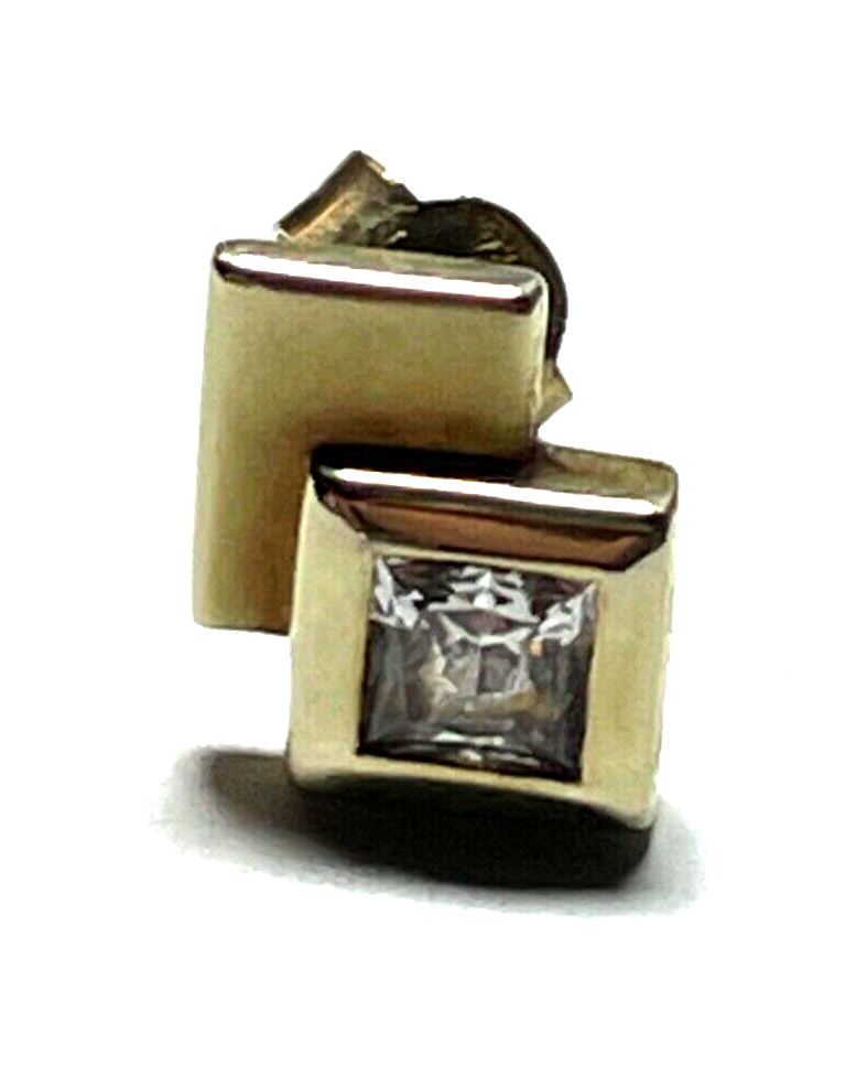 Solide 585 Gold 14 K Ohrstecker modern zeitlos sehr gepflegt Juwelier Qualität2
