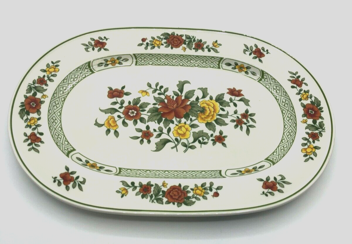 Vintage Villeroy & Boch Porzellan Platte Fleischplatte  * Summerday * staubig1