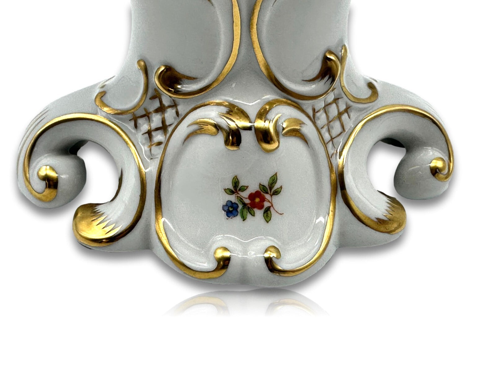 Herend 6663/PBR - Prunkvase Vase - Porzellan - Petit Bouquet De Rose Handbemalt5