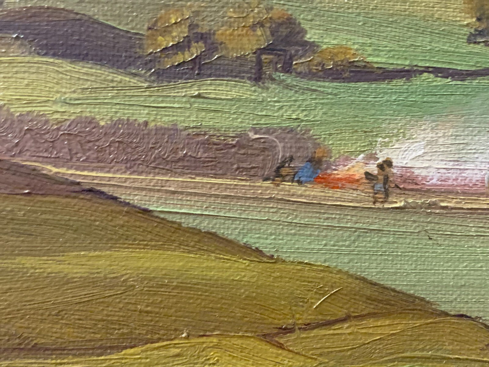 Fritz Mader 1900-1998 - Herbstlicher Hang 1955 - Öl auf LWD - gerahmt - signiert10