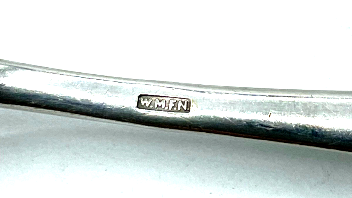 Antik WMF gr. Historismus Vorleger Tortenheber Pastetenheber versilbert L 27 cm7