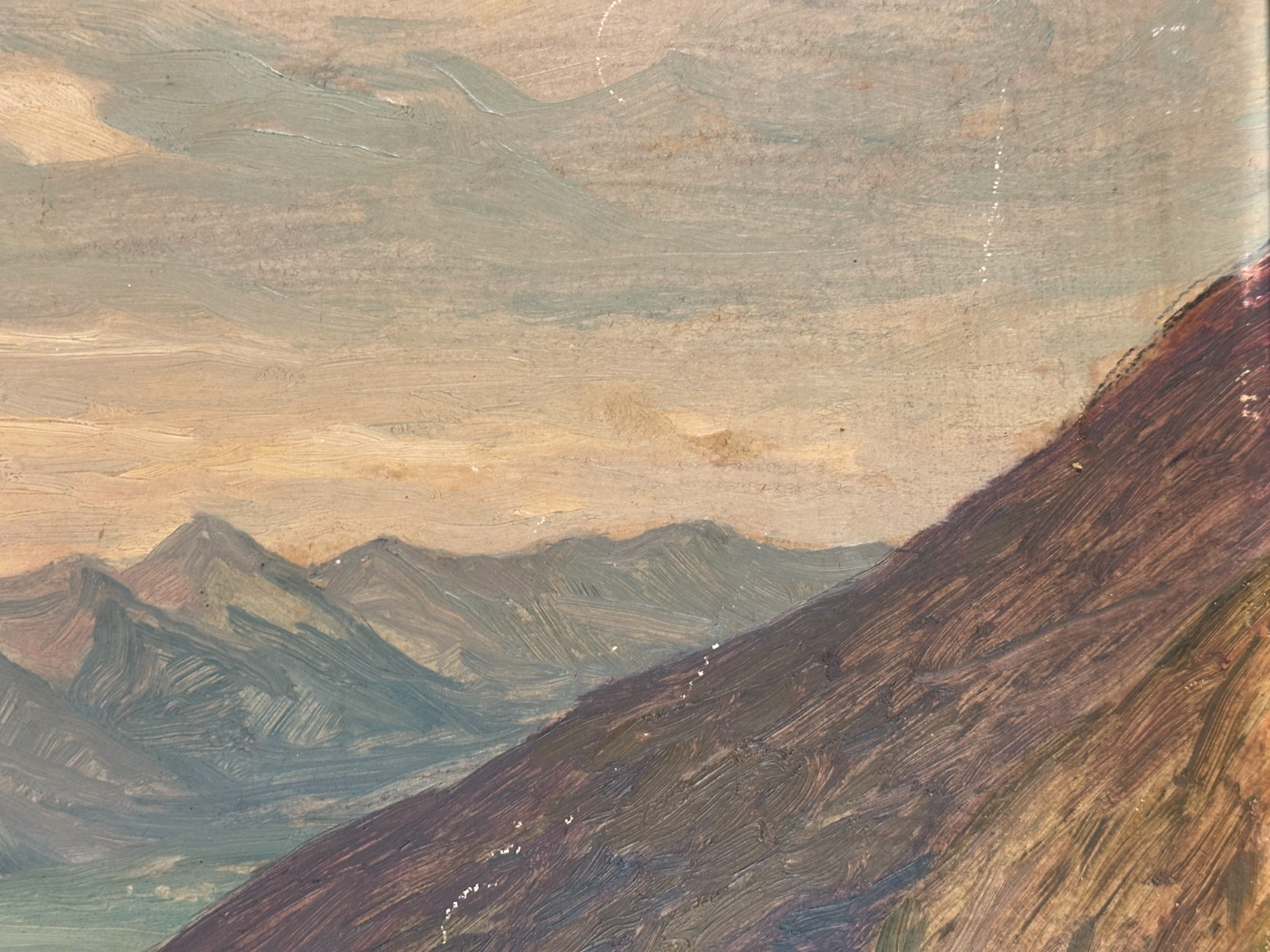 Max Werner (1928) - Ölbild Alpenlandschaft - signiert - Tirol Bayern - Öl auf Pl8